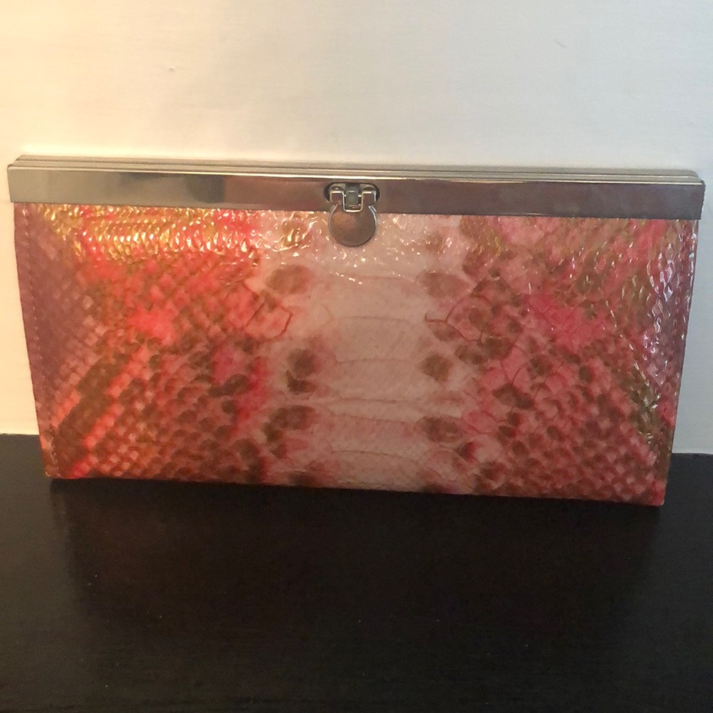Bebe snakeskin wallet